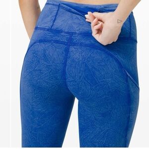 Lululemon Fast & Free Tight, Ice Cerulean Blue,4